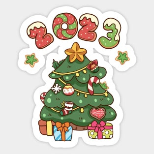 Christmas Pine Sticker